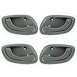 AUTEX Door Handle 4pcs Interior Front Rear Left Right Side Compatible with Chevy Tracker,Suzuki Vitara Grand Vitara 99-05 Replacement for Suzuki Esteem 95-02 Door Handles 80479 80478
