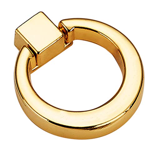 GODNECE Poignées de tiroir en forme d'anneau Doré 1 doré Cover