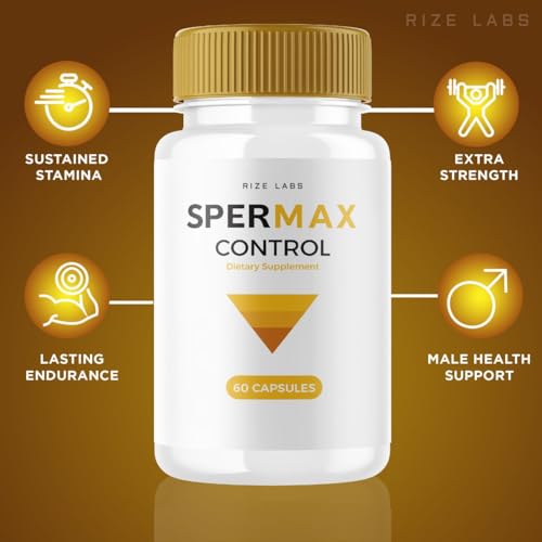 SperMax Control Dietary Supplement, SperMax Control Capsules to Increase Strength and Stamina, SperMax Control Pills to Increase Pleasure and Desires, Sper Max Reviews (60 Capsules)