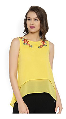 Image of RARE Women Navy Solid Styled Back Top (EP1670)