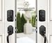 Keyless Entry Door Lock | APP Available But Not Required | Work with Gateway, Alexa and Google As | IP65 Waterproof | Deadbolt Smart Locks for Front Door | Auto Lock