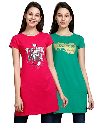 Image of FLEXIMAA Women's Half Sleeve T-Shirt - P