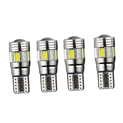 Mikinona 4Pcs Lâmpadas LED Leds Do Carro LED Luzes Da Placa De Licença Lâmpadas Do Carro Luz Lateral