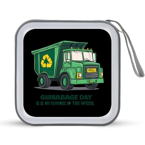 Garbage Truck CD Case Portable DVD Holder Storage Organizer for Home Travel