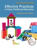 Effective Practices in Early Childhood Education: Building a Foundation