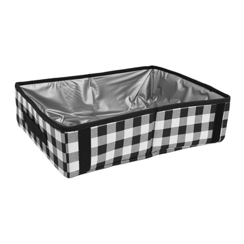 Caja de arena plegable portátil para gatos Haofy miniatura 2