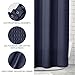 mDesign Waffle Knit Shower Curtain - Long Cotton Blend Bathroom Shower Curtain - Spa Quality, Luxury, Solid Color Cloth Shower Curtains for Bathroom - Hyde Collection, 72