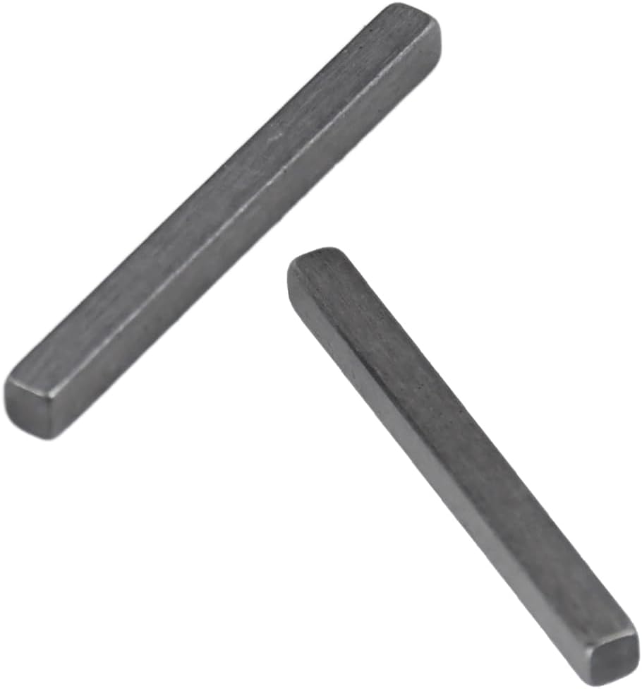 532123583 Rear Wheel Axle Square Key (2) Compatible with Husqvarna AYP Craftsman Poulan Yard Pro Huskee Roper Sears Weedeater Ryobi Murray & More Brands Lawn Mower Tractor Rep 123583X 123583
