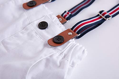 stylesilove Toddler Little Boy Classic Chino Pants with Suspenders for Casual, Formal Wear and Special Occasions4