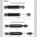 10L0L Golf Cart Front and Rear Shocks for Club Car DS G&E 1988-up,Precedent G&E 2004-up, Tempo 2018-up, OEM 1014235, 1014236, 1010991, 1015813, 1013164