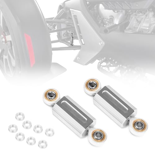 Billet Aluminum Sway Bar End Links for the Can-Am Ryker 600/900 / Rally (2019-2025) & Sport (2022-2025)| Rod End Kit (Chrome1)