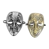 Et confortable : fabriqué à de plastique souple et , ce est facile à porter, permettant de profiter de événement , vintage, facial de carnaval