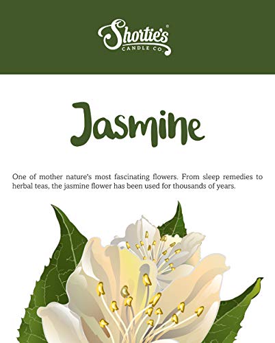 Shortie'S Candle Company 99145 Pure Jasmine Highly Scented Natural 3 Wick Candle, Essential Fragrance Oils, 100% Soy, Phthalate & Paraben Free, Clean Burning thumb #3