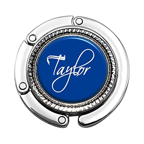 Personalized Script Font Purse Hook - Custom Bag Hanger In 10 Colors For Bridesmaid Gifts And Weddings - Add Name, Monogram, Or Occupation Title - Stylish Handbag Accessory #TOP6
