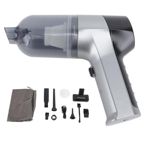 ZenithAur Aspiradora portátil inalámbrica con tecnología húmeda/Seca, succión de Alta Potencia de 12000 Pa, soplador de Aire y batería de 4000 mAh para Detalles de automóviles y