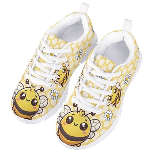 Kid Sneaker Lightweight Running Shoes Lace-up Breathable Tennis Sport Casual Walking Shoe Non-Slip for Boys & Girls2