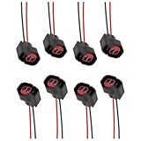 8 PCS Fuel Injector Connector Pigtail,Fuel Injectors Set of 8 Replace OEM# 5013995AA,5161919AA,Car Accessories Fuel Injector Wiring Harness Compatible with Dodge,Ford,Chevrolet (8PCS)