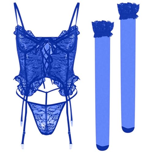 Lingerie dentelle armatures nuit confortable et tenue trois pièces