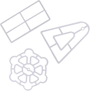 SHOWERORO Diverter Bronze 3pcs biscuit Ferris Wheel Shaped Baking Molds frosting slicer fruit 3 piece set wedding mold met...