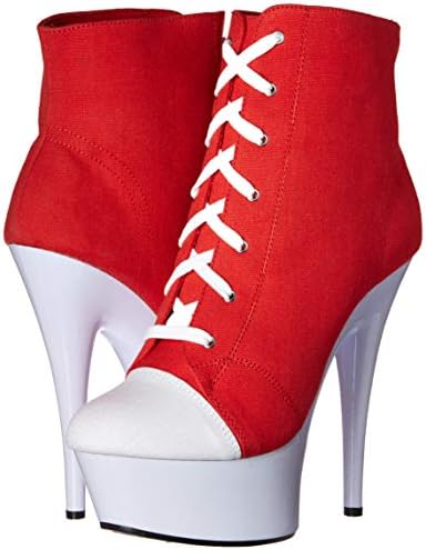 Ellie Shoes Women's 609-SNEAKS Fashion Boot, red, 10 M US | Image 6