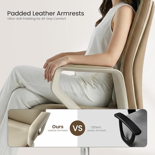 Luxury executive leather office chair