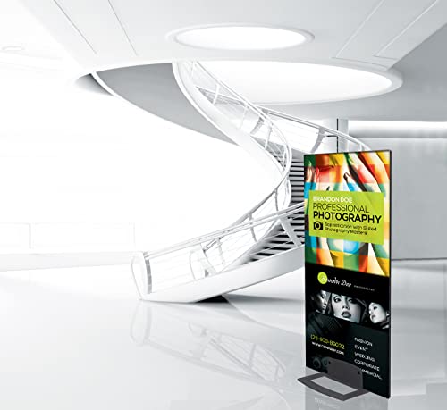 Quickbase autoportante panneau publicitaire informatif double face - 2