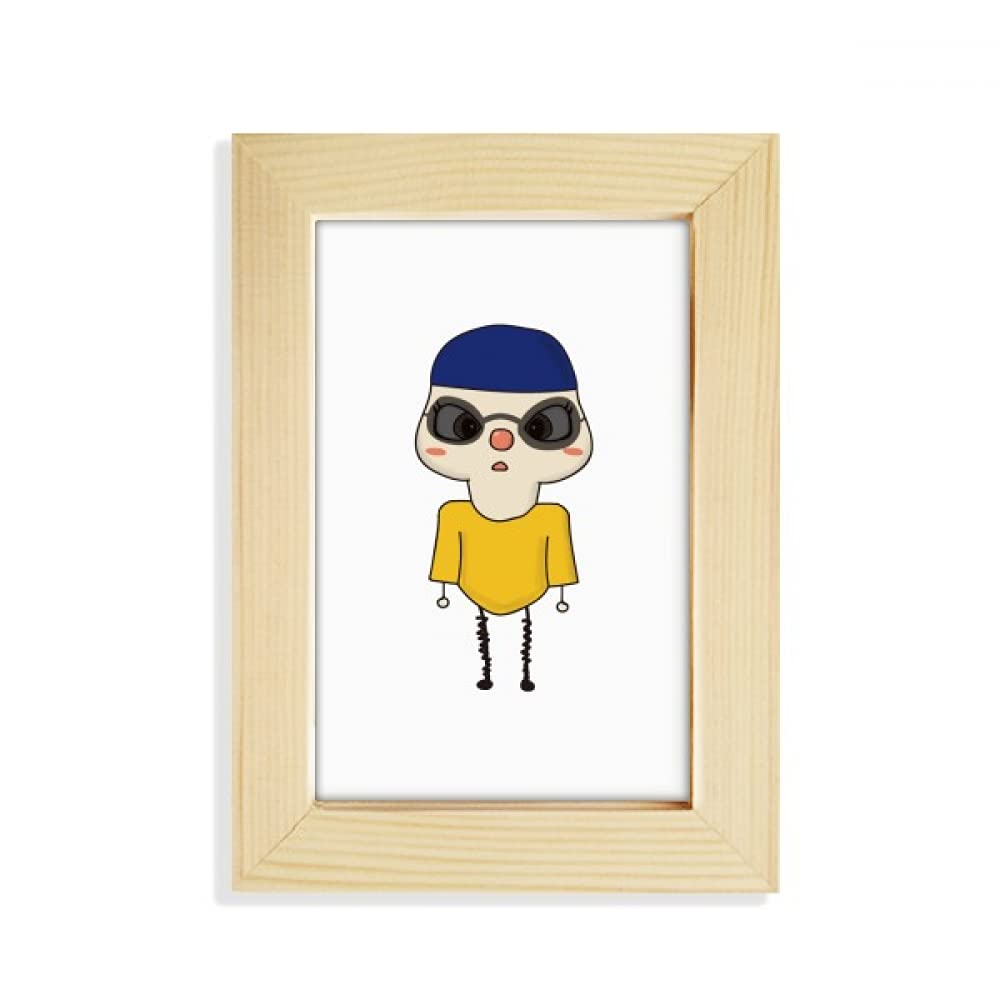 Cadre photo pour tableau de bureau 12.7 x 17.8 cm en bois minimaliste