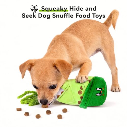 Dog Toy, Interactive Toys For Dogs, Hide And Seek Treats With Hidden Squeakers, Durable Slow Feeder For Mental Stimulation, Boredom Relief & Reward-Based Play - Image 3