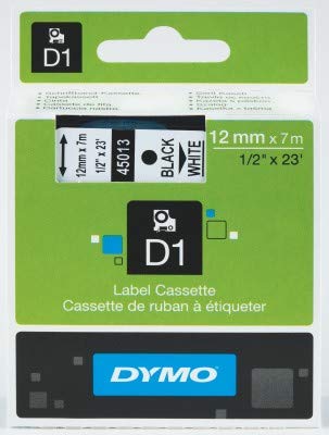 Preisvergleich Produktbild Dymo D1 So720530 Etiketten Standard 7m x 12mm Schwarz auf Weiß
