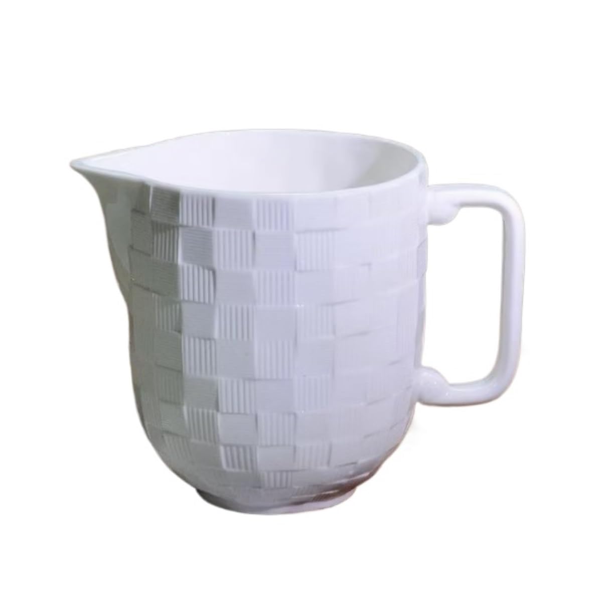 Salsa per condimento per insalata Nordic Semplice Piccola Griglia Lattina di latte in ceramica bianca Tazza di latte Caffè Europeo Tazza di latte Salsiera per Cucina Ristorante