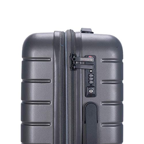 Image of Sherrpa Destiny Hardside Collection Polycarbonate Expandable Luggage Trolley with Spinner Wheels & TSA Approved Combination Lock - Set of 2 (Cabin Size - 25 inch& 20 inch)