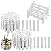 NC Mini Recinzione per Giardino,Regerly 2PCS Recinto in Miniatura in Legno 1PCS Panca Miniatura Bambole Legno Panchina Piccola Recinzione Legno Recinto per Albero di Natale per Bambole Decorazione