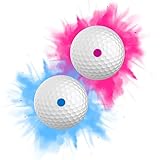 IZZO Gender Reveal Exploding Golf Balls - Boy/Girl Gender Reveal Exploding Golf Balls