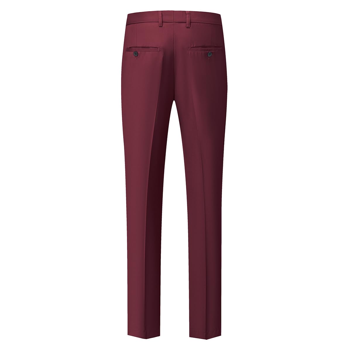 MODFUL Costume 3 pièces pour homme - Coupe ajustée - Avec un bouton - Blazer de mariage - Gilet et pantalon
