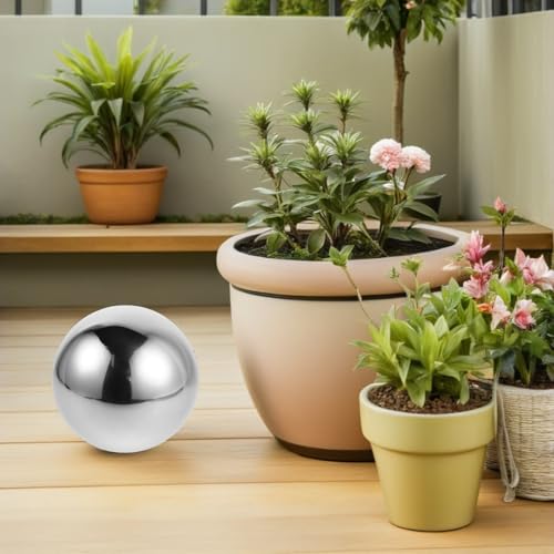 Esfera de jardín para exteriores VANZACK resistente al clima con efecto espejo 7