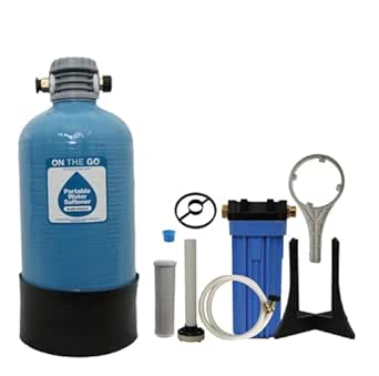 15 Best RV Water Softener Portable in 2026 8 On The Go Portable 16,000 Grain RV Double Water Softener (NOT Made in China) with The On The Go Water Softener Salt Regeneration Kit and Carbon Filter