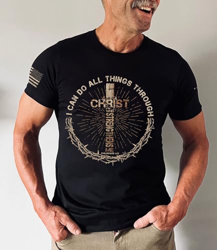 I Can Do All Things Through Christ Shirt, Jesus Shirts for Men, Christian Shirts for Men 24