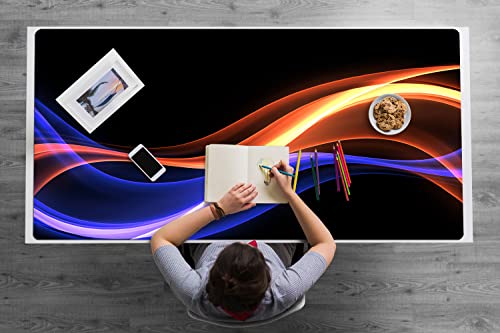 Sous-main bureau 120x60cm Decormat protection vinyle pour sauver votre table des rayures