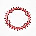 Speed Cassette. Dania na rowerze 96BCD 30T 96 mm Rower górski do 7-11 prędkości owalnej płyty 32 MTB. (Color : Red)