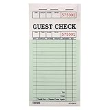 DayMark Safety Systems-IT112799 ACR-G3616 Guest Check Board, 1 Part, Green (50 Books, 100 Checks per Book)