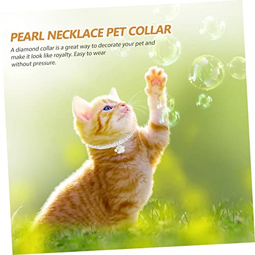 Collar para mascotas HAPINARY con gemas de imitación pack de 3 piezas para perros 5