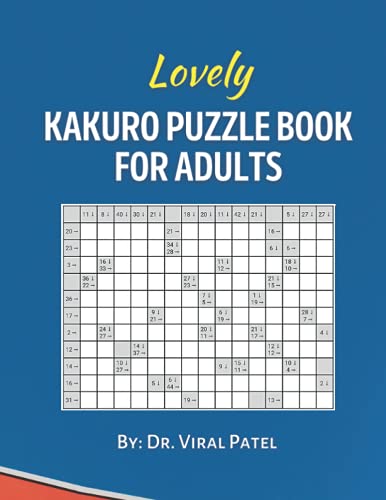 Lovely Kakuro Puzzle Book for Adults: 150 Kakuro Cross Sums : The Numbers Puzzle Game image 2