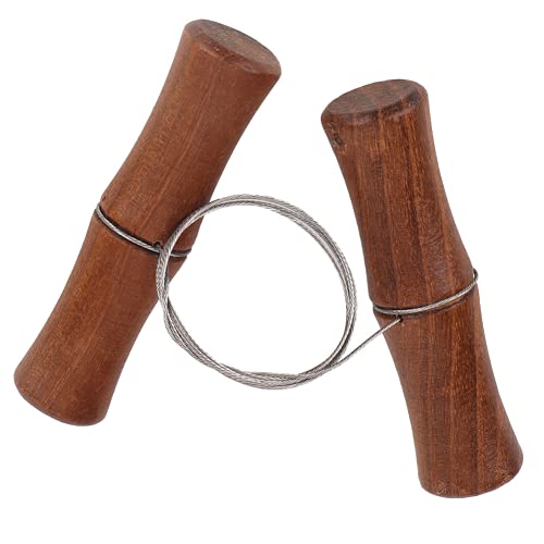 Fil Coupe-Argile, 1 Pièce 9.84ft Fil de Coupe en Acier Inoxydable pour Argile Fromage Pâte à Fromage Outil de Poterie avec Manche en Bois pour Argile Poterie Art Artisanat Outil de Coupe Cover