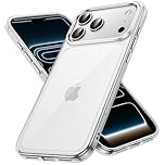 JETech Cover per iPhone 17 Pro Max 6,9 Pollici, Anti Ingiallimento Antiurto Cellulare Paraurti Custodia, Anti-Graffio Retro Trasparente (Trasparente)