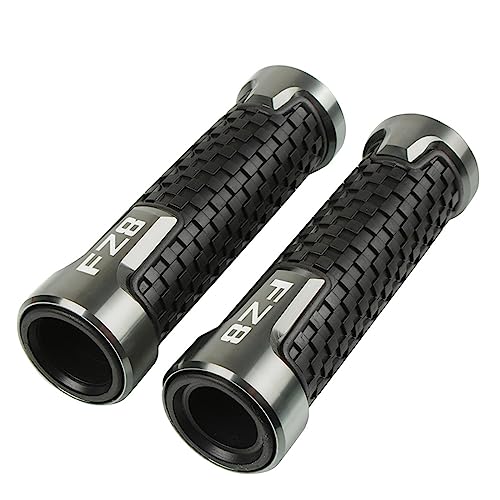 Poignées de guidon de moto CNC gris pour Yamaha FZ8 Fazer8 2011 2012 2013 2014 2015