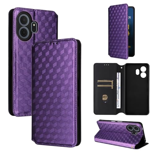 �X�}�z�P�[�X �Ή��@�� for TCL Nxtpaper 70 Pro �X�}�z�P�[�X�y�t���b�v�X�^���h�E�}�O�l�b�g�J�E�J�[�h�X���b�g�t���E�H���b�g�z Purple