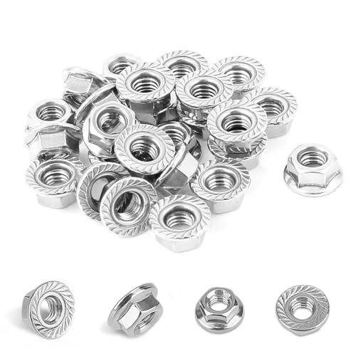 Dilyupe DI2407 Flanschmuttern 20 Stück