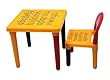HH Home Hut Table and Chair Set Childs ABC Alphabet Childrens Plastic Kids Toddlers Toy