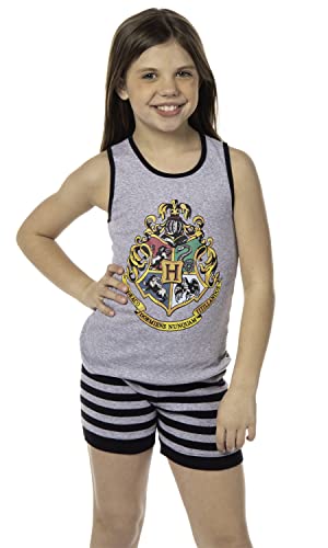 Harry Potter Girls' Hogwarts House Crest Sleep Pajama Set Tank Top Shorts