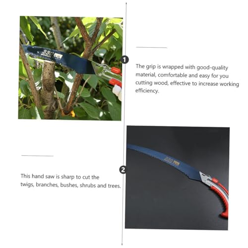 Herramienta para poda de árboles frutales desmontable UKCOCO con mango de hierro 4